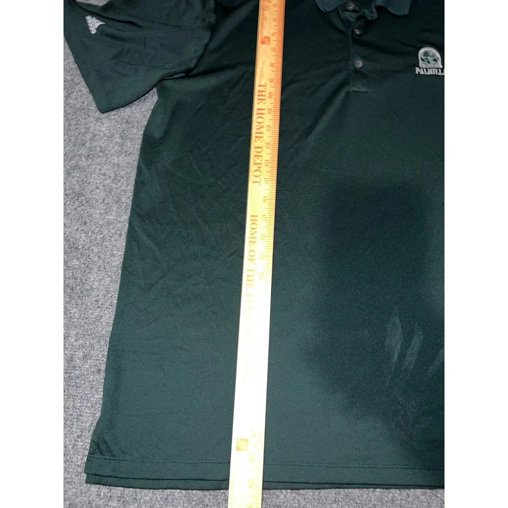 Adidas Palmilla Golf Polo Shirt Mens XL Dark Green Short Sleeve Polyester